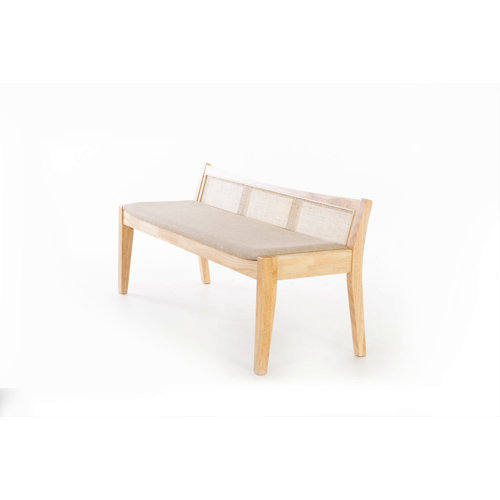 Joss & Main Donner Levan Rattan Cane Entryway Bench & Reviews Wayfair